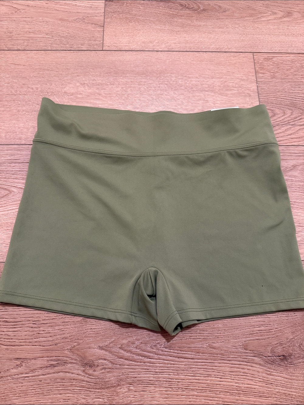 PINK Victoria's Secret Olive Green Bike Shorts